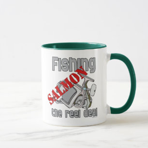 Mug Saumon de pêche Le Reel Deal Chemise de pêche
