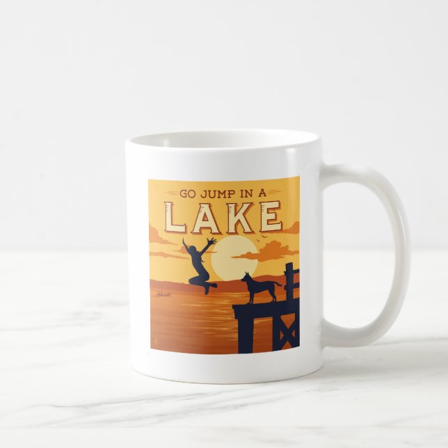 Mug Sauter Sur Un Lac (Droite)