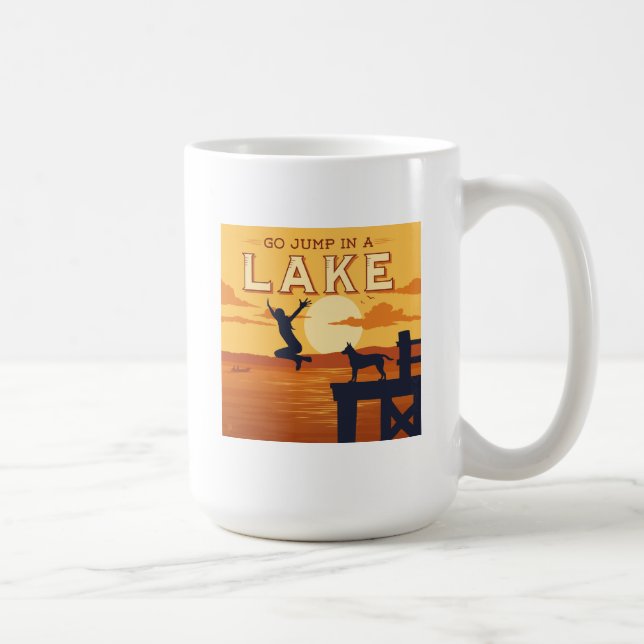 Mug Sauter Sur Un Lac (Droite)
