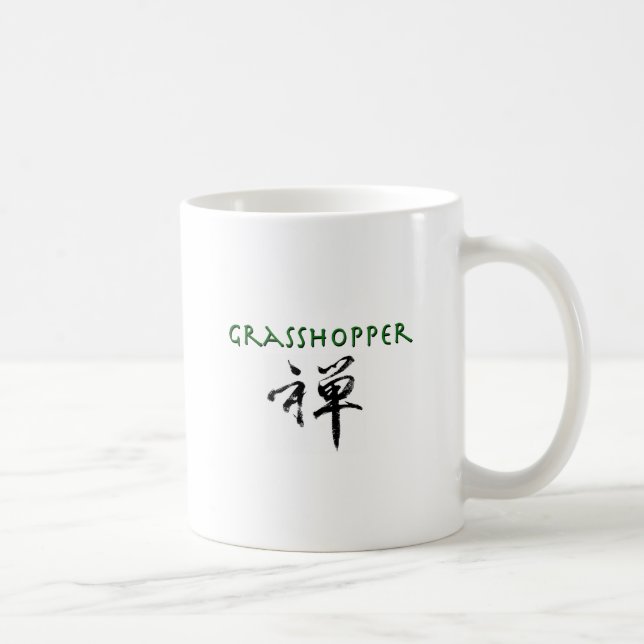 Mug Sauterelle avec le symbole de "zen" (Droite)