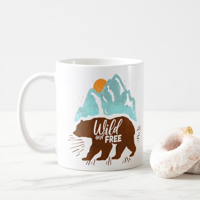 Mug Sauvage et libre (Avec donut)