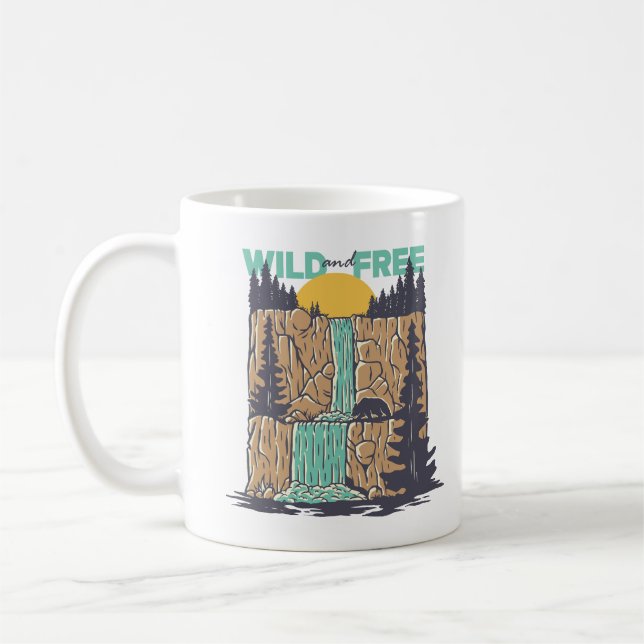 Mug Sauvage et libre (Gauche)
