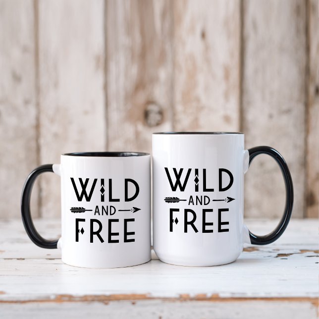 Mug Sauvage et libre (Créateur téléchargé)