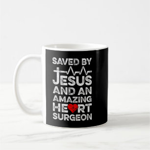 Mug Sauvé Par Jésus Et Un Coeur De Chirurgien Coeur Ex