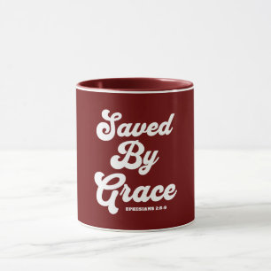 Mug Sauvé Par Les Éphésiens De Grâce 2:8-9