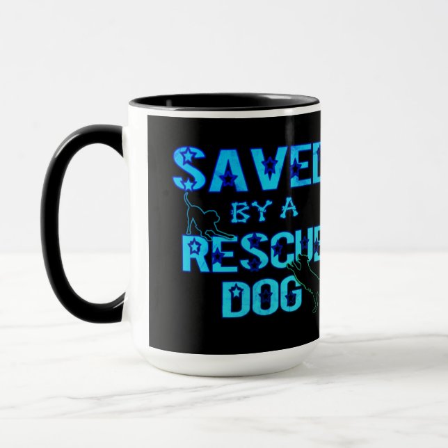 Mug Sauvé Par Un Chien Secouru 2 (Gauche)