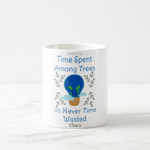 Mug sauver notre terre, jour des terres, aimer la terr