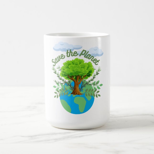 Mug Sauvez la boue de la planète (Centre)