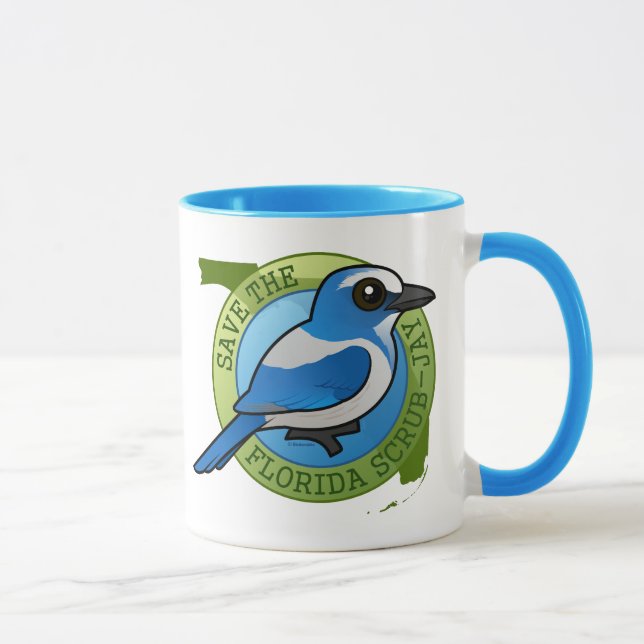 Mug Sauvez le Frotter-Geai de la Floride (Droite)