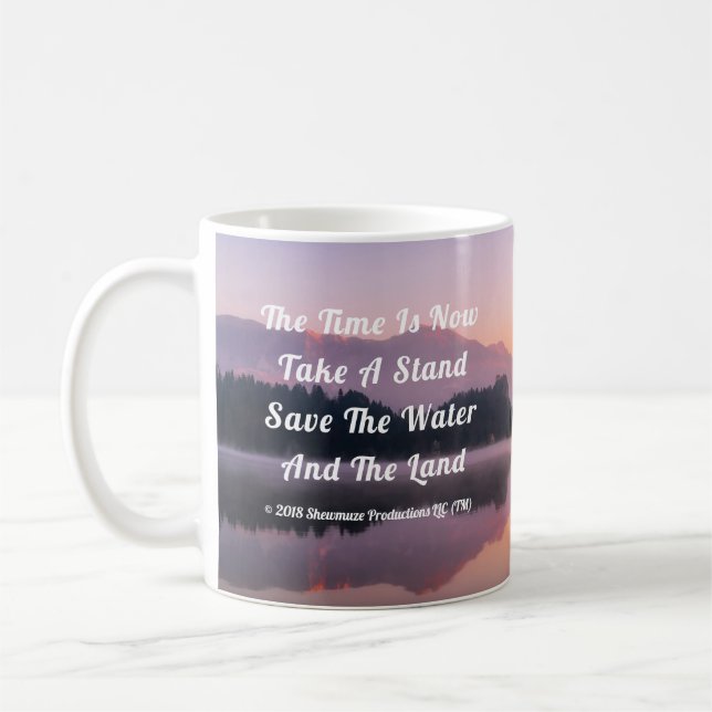 Mug Sauvez L'Eau Et La Terre (Gauche)