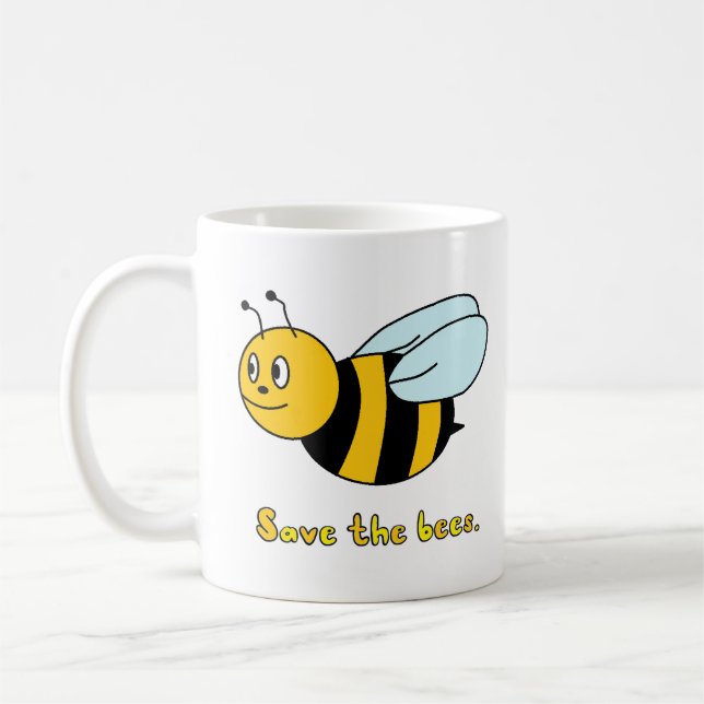Mug 'Sauvez les abeilles (Gauche)