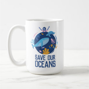 Mug Sauvez notre Jour des terres Océans 