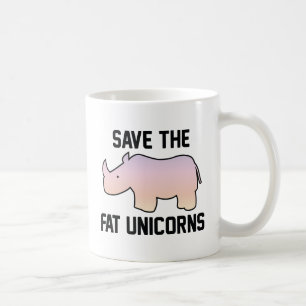 Mug Save The Fat Unicorns