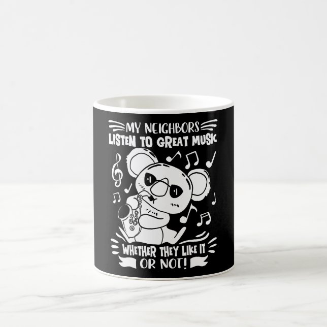Mug Saxophone Koala Jazz Saxophone Player (Centre)