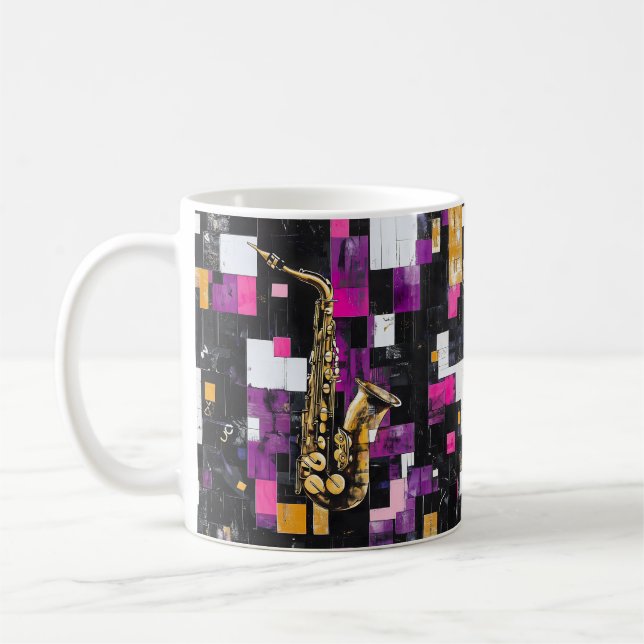 Mug Saxophone moderne (Gauche)