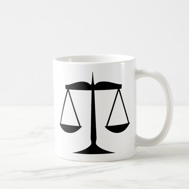 Mug Scales of Justice (Droit) (Droite)
