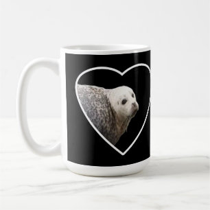Mug Sceau adorableReposant sur le rivageCréature marin