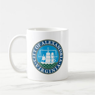 Mug Sceau de la ville d'Alexandria, Virginie