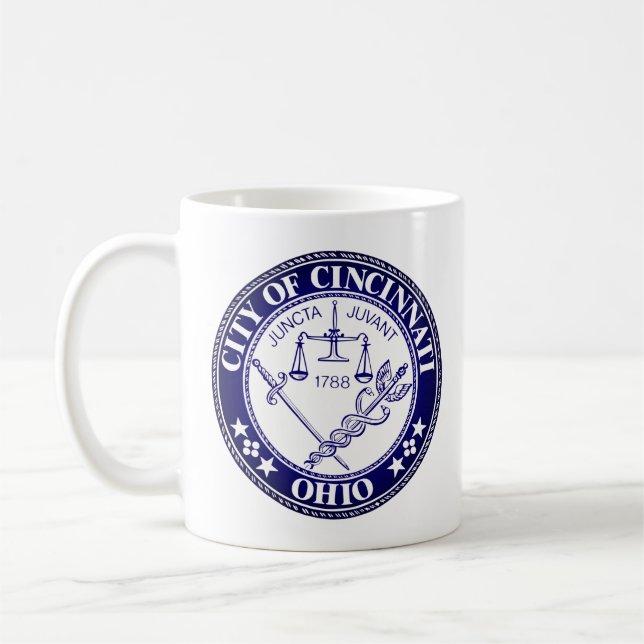 Mug Sceau de la ville de Cincinnati, Ohio (Gauche)