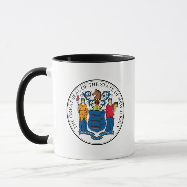 Mug Sceau d'état du New Jersey - (Gauche)