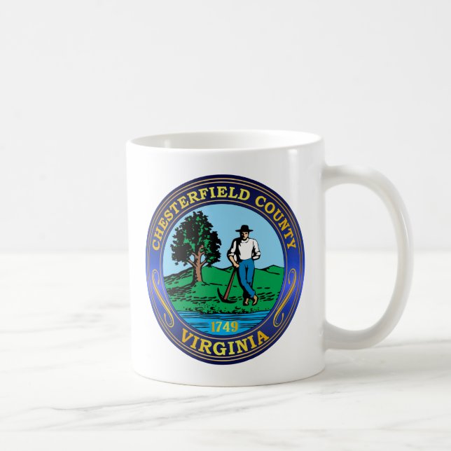 Mug Sceau du comté de Chesterfield (Droite)