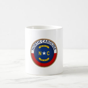 Mug Sceau du drapeau de l'État de Caroline du Nord