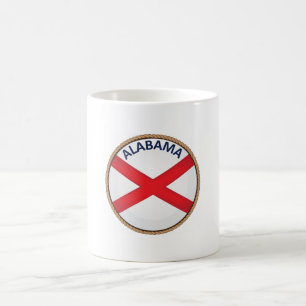 Mug Sceau du drapeau de l'état de l'Alabama