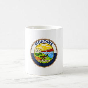 Mug Sceau du drapeau de l'État du Montana