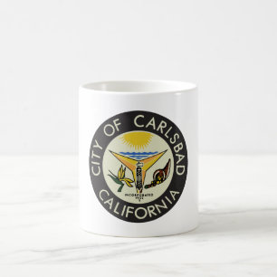 Mug Sceau urbain de Carlsbad (Californie)