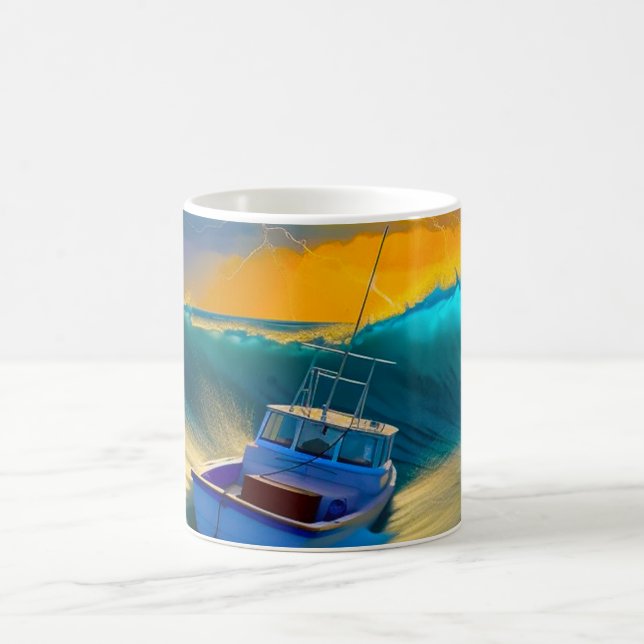 Mug Scène De Bateau (Centre)