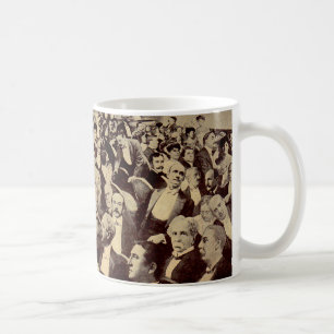 Mug scène de foule des années 1920
