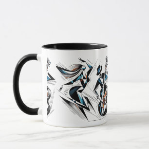 Mug Scène de Jazz Moderne