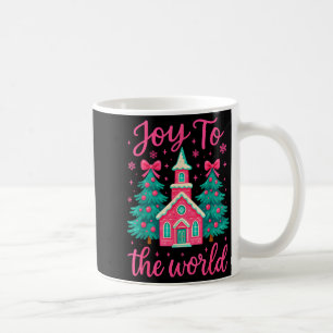 Mug Scène de la Nativité chrétienne de Noël Joie au Mo