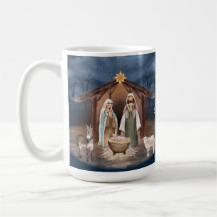 Mug Scène de Nativité Bébé Jésus Noël chrétien
