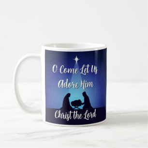 Mug Scène de Noël religieuse de la Nativité Jésus dans