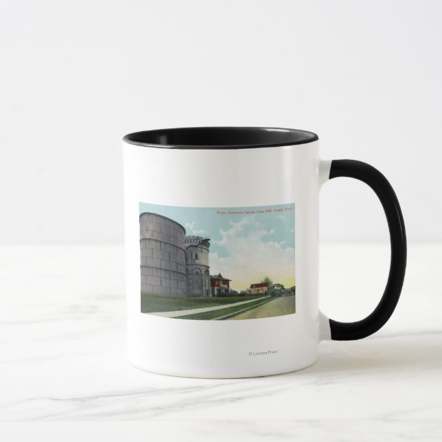 Mug Scène des réservoirs d'eau de Queen Anne Hill (Droite)