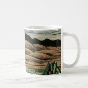 Mug Scène du désert par Marsden Hartley, Art Vintage