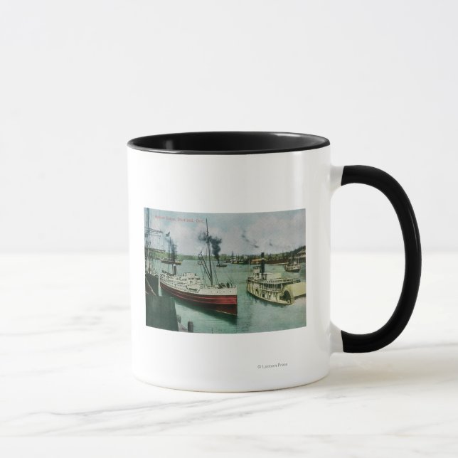 Mug Scène portuaire à Portland, Oregon (Droite)