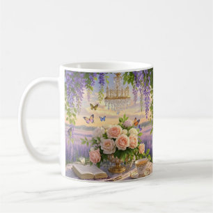 Mug Scène rêvée et douce d'une somptueuse, Florale