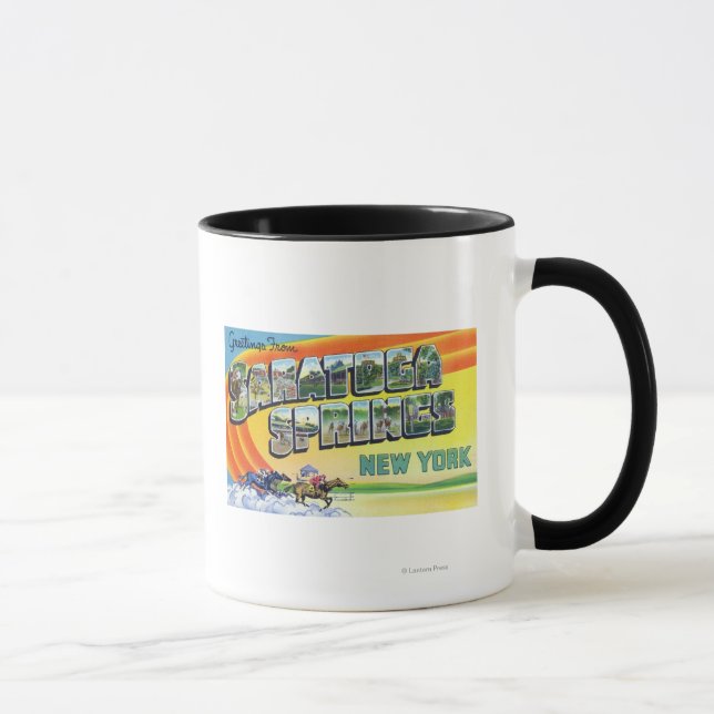 Mug Scènes de grandes lettres - Salutations de (Droite)