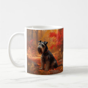 Mug Schnauzer en automne Leaves Fall Inspire