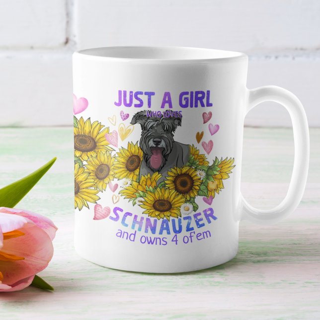 Mug Schnauzer miniature customisé Chien de race (Créateur téléchargé)