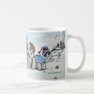 Mug Schnauzers en hiver