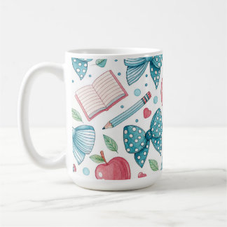 Mug School Teacher/ Student Coquette Bows