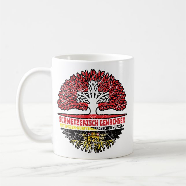 Mug Schweizer Schweiz Baum (Gauche)
