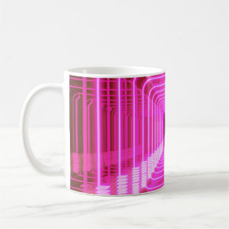 Mug Sci-Fi Retro 3D : Illustration d'art pop