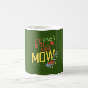 Mug Sciage de pelouse - L'herbe appelle