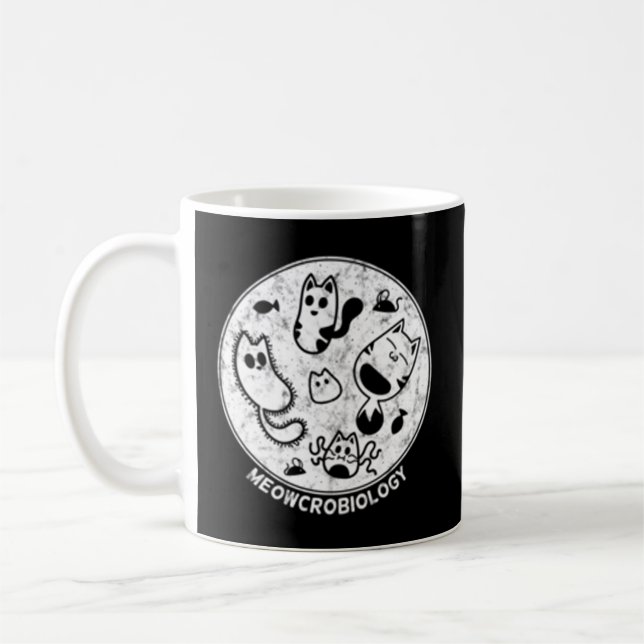 Mug Science en détresse Chat Bactéries Microbiologie M (Gauche)