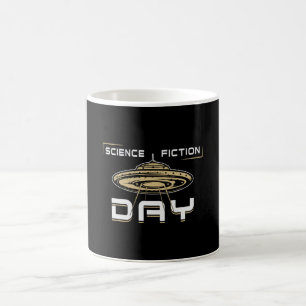 Mug Science Fiction Day Stars Space Science Alien Cade