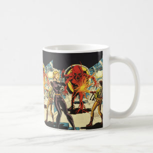 Mug Science-fiction vintage, Attaque d'Alien de la tec